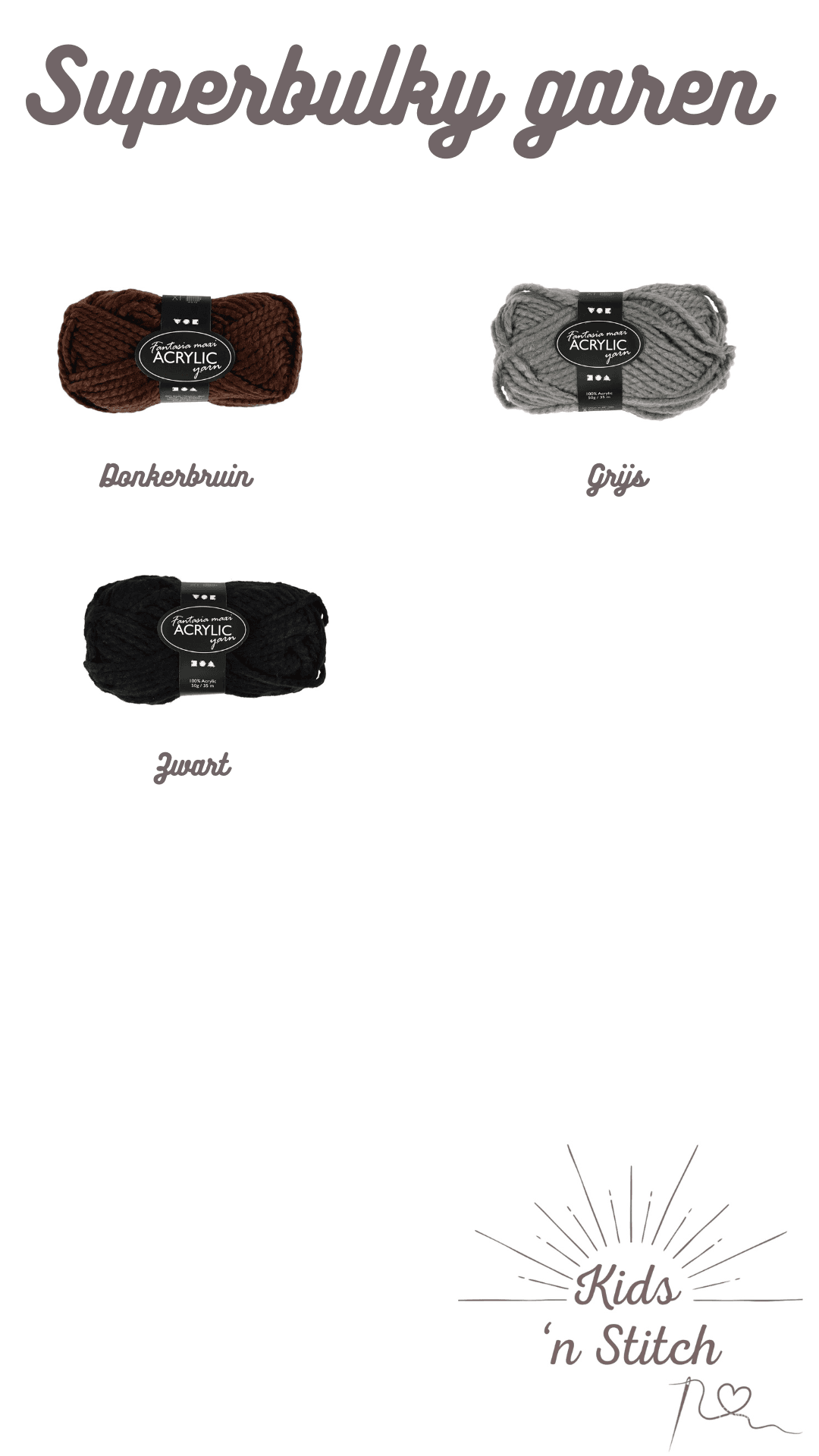 Overzicht van onze superbulky garen, deel 3